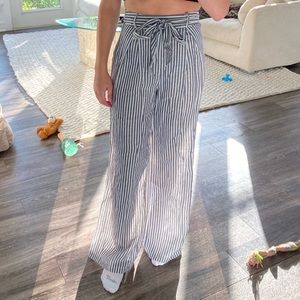 Striped summer pants